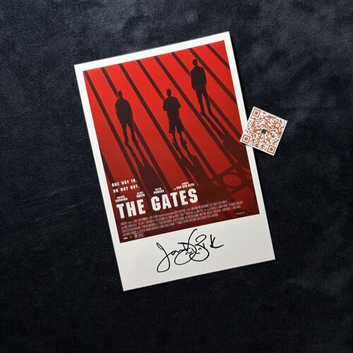 The Gates 詹姆斯 范德比克 James Van Der Beek 亲笔签名照片