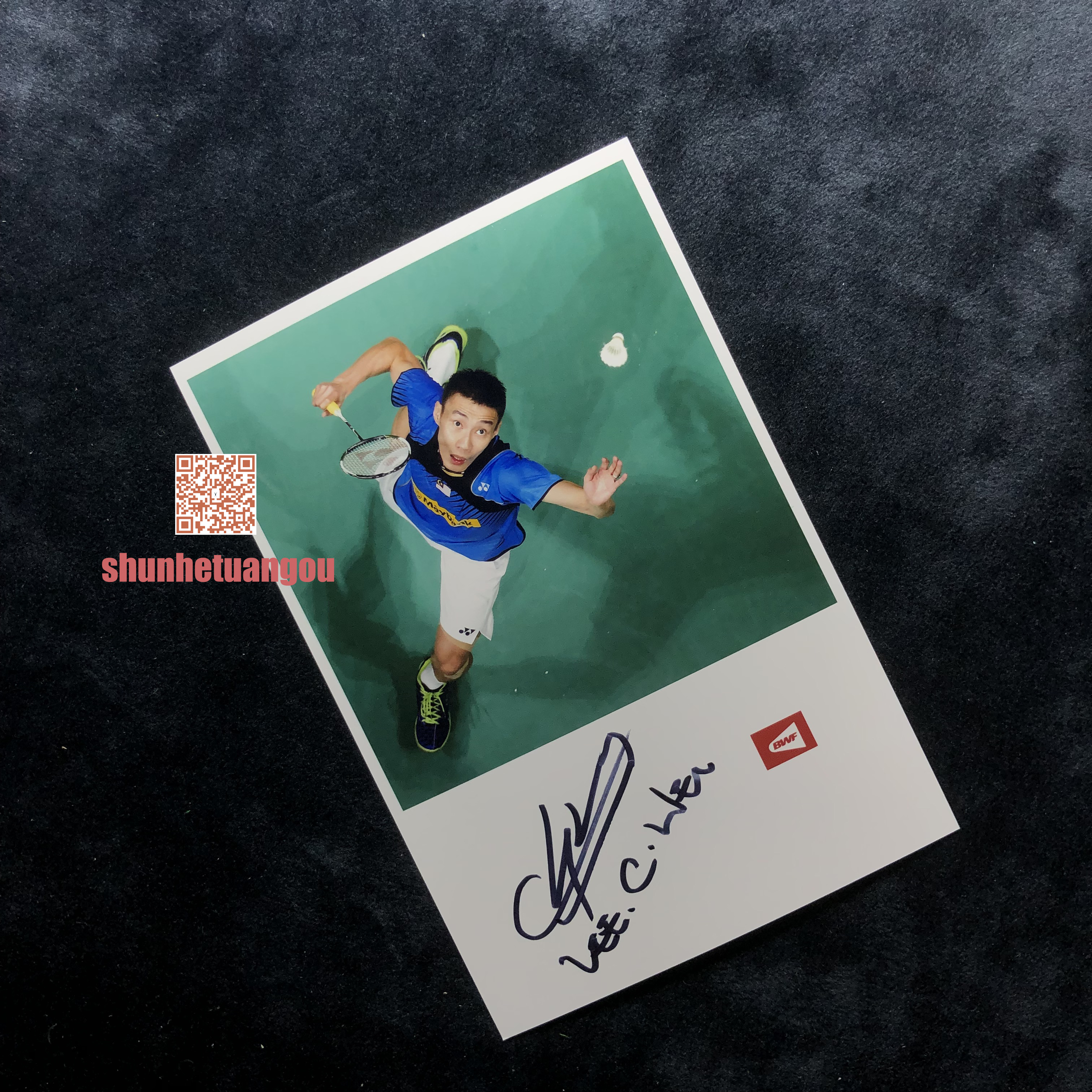 李宗伟    Lee Chong Wei亲笔签名照片