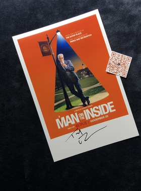 卧底老绅士2A Man on the Inside 2泰德丹森Ted Danson亲笔签名照