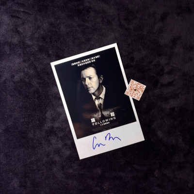 追随 Following 克里斯托弗诺兰 Christopher Nolan 台映 亲签照