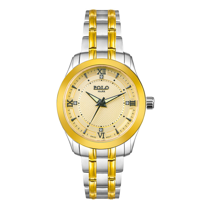 polo mark 皇家气质经典女士石英腕表