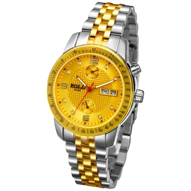 polo mark航海多功能全自动机械腕表p3933b