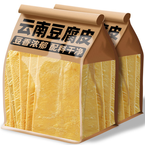 云南手工豆腐皮干豆皮豆制品干货批发皮腐竹皮凉拌火锅食材