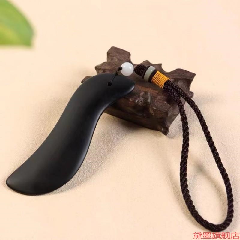 推拿背部通经络按摩舒经活络手工砭石刮痧板刮拨筋肩颈刀形