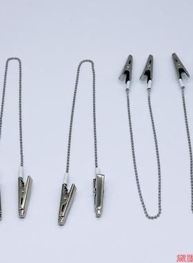 围巾夹连珠绳子婴儿夹纸干饭便携粉材料器大人夹环保彩色夹珠垫巾