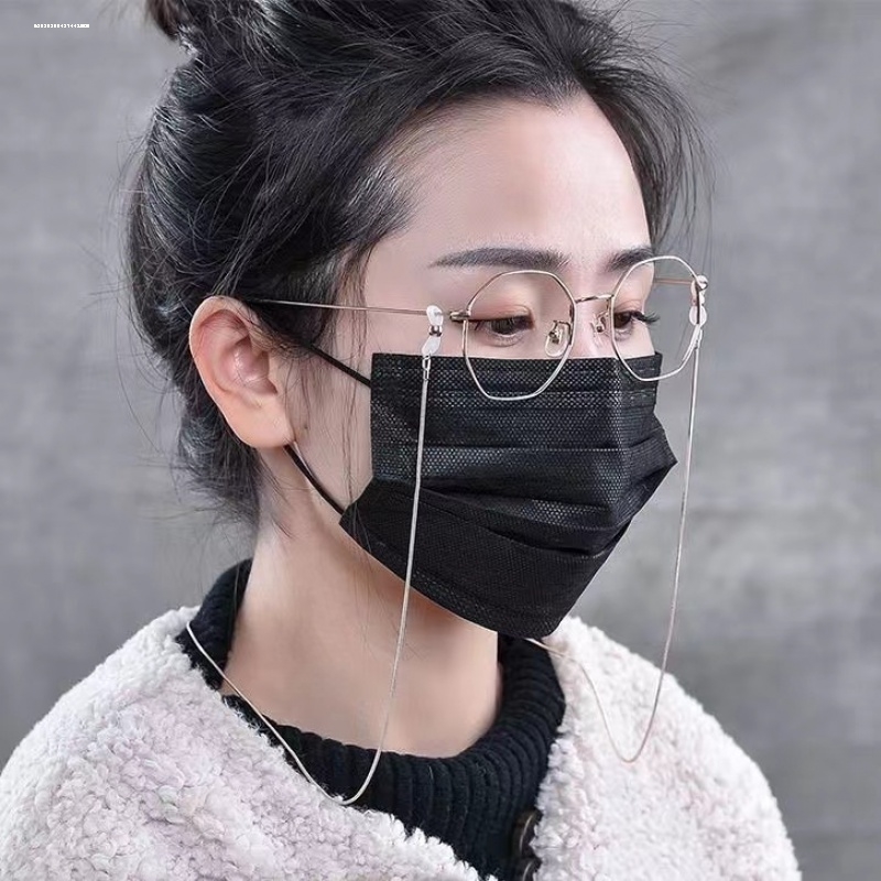 眼镜绳潮流防丢绳挂链链基础款复古蛇骨链耳机眼睛链时尚挂脖