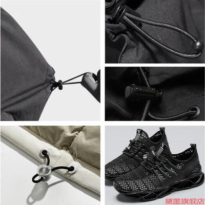 松紧带卡扣绳扣服装弹簧扣扣调节扣白色猪鼻扣配件透明扣子黑色