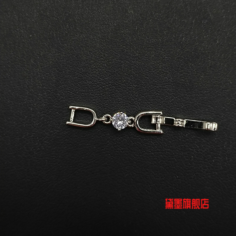 延长简约配件合金3CM项链加长扣手链延首饰DIY锆石尾链