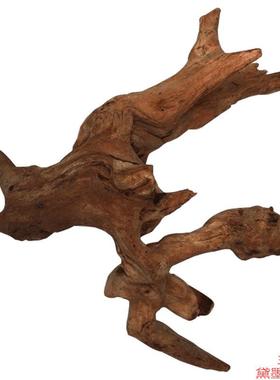 造景装饰杜鹃根沉木鱼缸躲避凤梨空气微景摆件造凤梨沉木装饰鱼缸