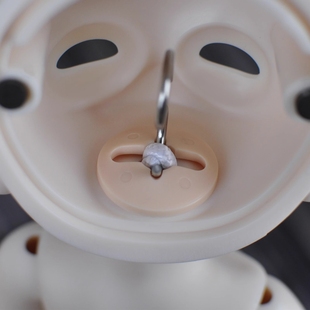 脖卡BJD娃娃S勾皮筋防人偶回缩三分通用mjd固定防防脖卡防