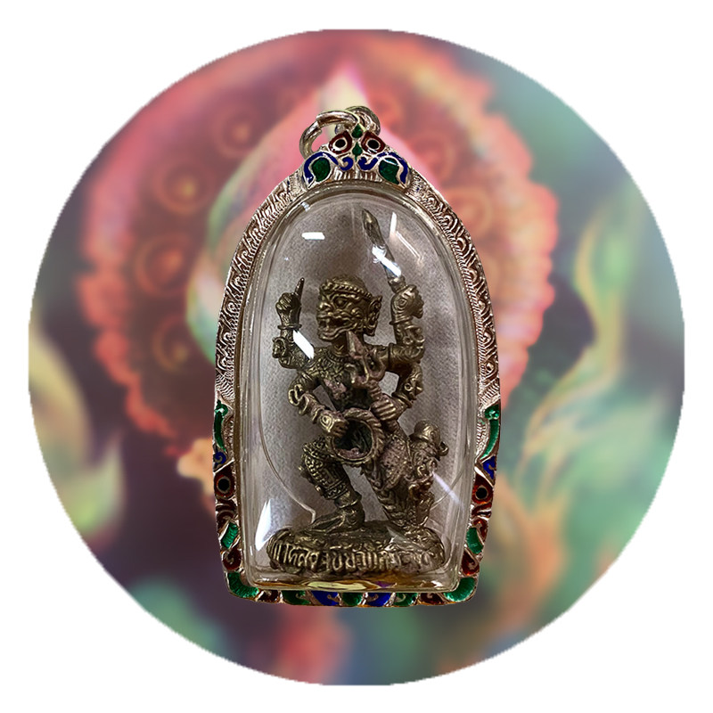 国内现货2549龙婆卡隆哈奴曼阿佰架版含珐琅壳及d卡包邮贝叶工坊