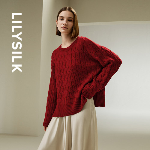 LILYSILK莉莉秀客氛围感毛衣