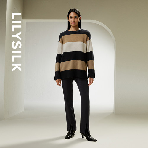 LILYSILK莉莉秀客套头毛衣