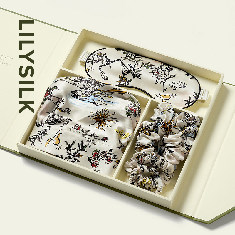 2件95折天秤座睡帽眼罩发圈礼物