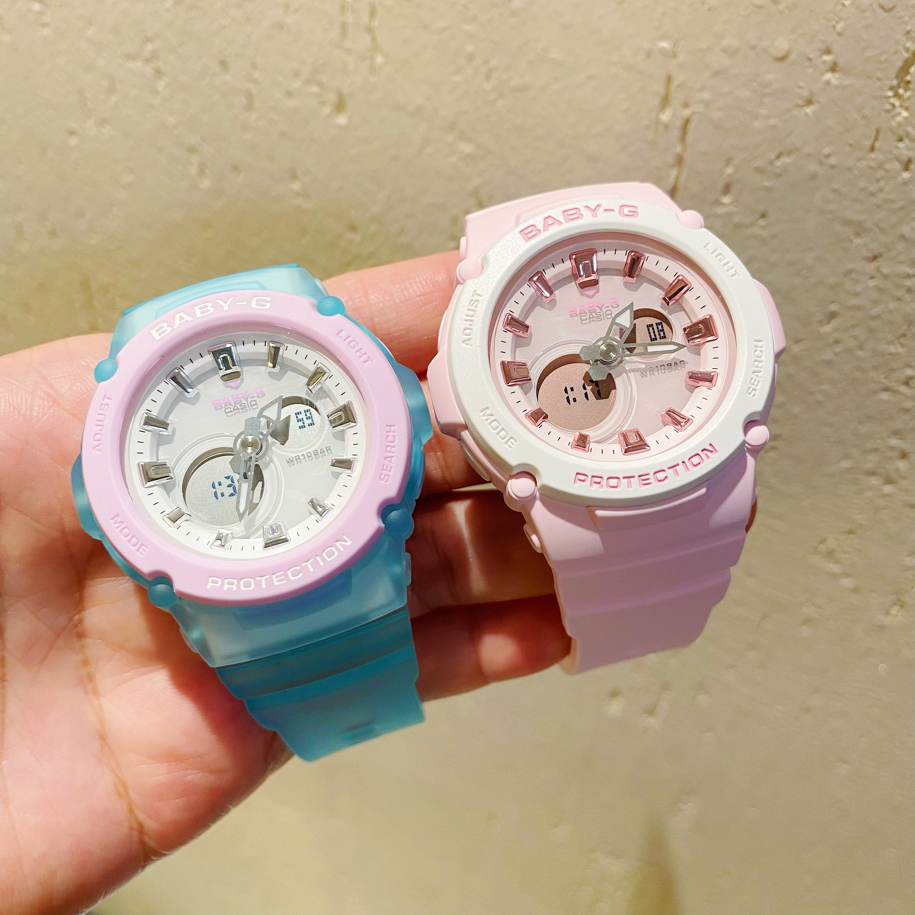 卡西欧BABY-G运动防水学生户外手表女BGA-270-2A/4A/310 250 275