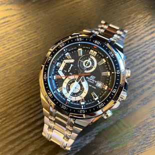 539D 1A2休闲钢带手表 卡西欧手表潮流三眼赛车EFR