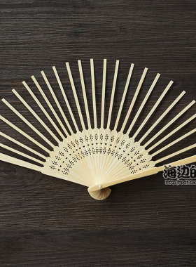 21cm 折扇扇骨 竹制 小扇子骨架 风 中式 diy做手工团建活动