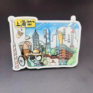 定制小批量亚克力冰箱贴创意水晶滴胶磁吸文创景区冰箱贴