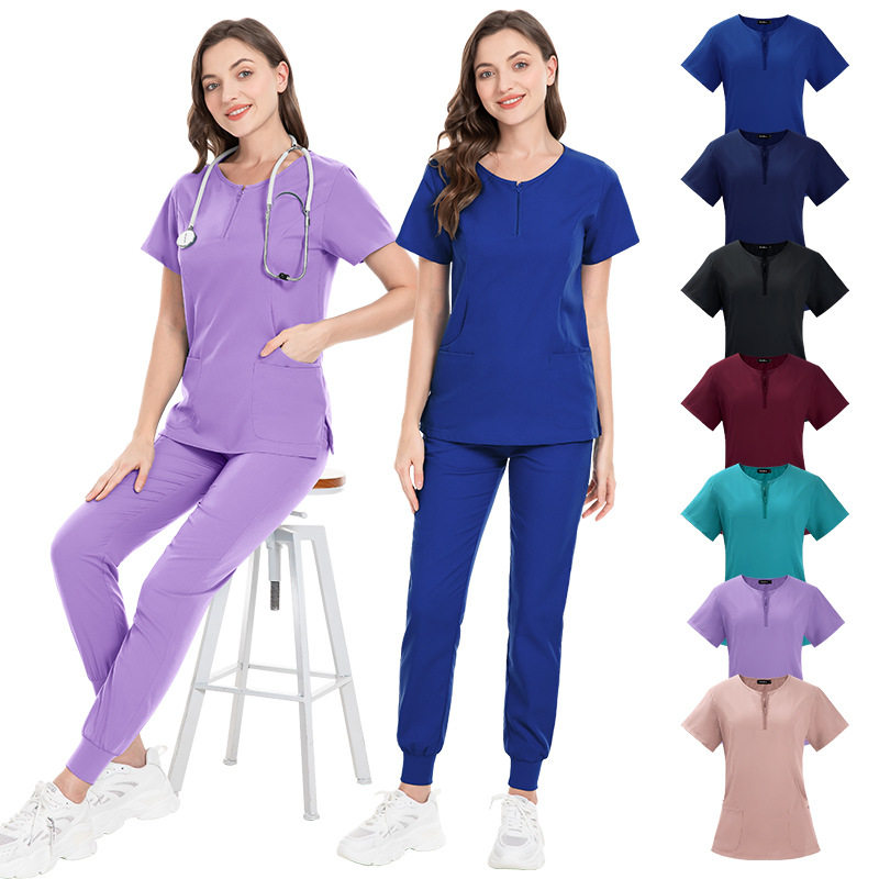 厂家直销口腔牙科医生手术服女分