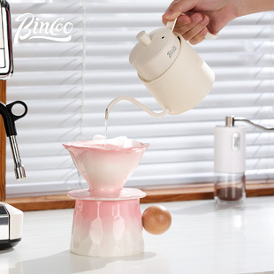 Bincoo手冲咖啡壶套装 咖啡器具过滤分享壶陶瓷手磨咖啡家用全套装