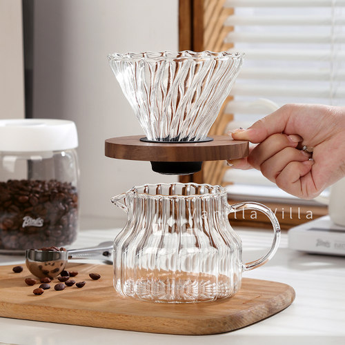 玻璃分享壶套装手冲咖啡壶v60过滤杯萃取咖啡器具家用冲泡过滤壶