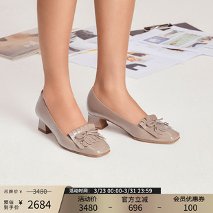 92390 小跟鞋 Patricia 帕翠亚西班牙原产进口2025春夏通勤真皮单鞋