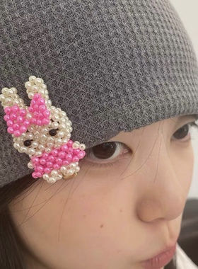 小众设计可爱小兔子鸭嘴发夹
