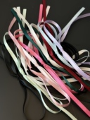 vogueess博主同款 双马尾辫扎头绳蝴蝶结细丝带发绳圈甜美绑发飘带