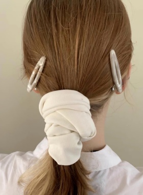 vogueess醋酸镂空椭圆发夹气质发卡鸭嘴夹侧边刘海夹碎发配饰基础