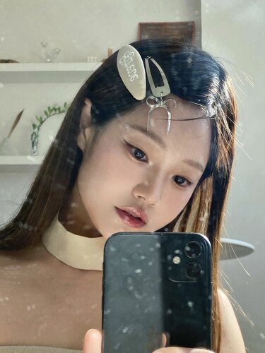 韩国eireve同款丝带蝴蝶结发夹