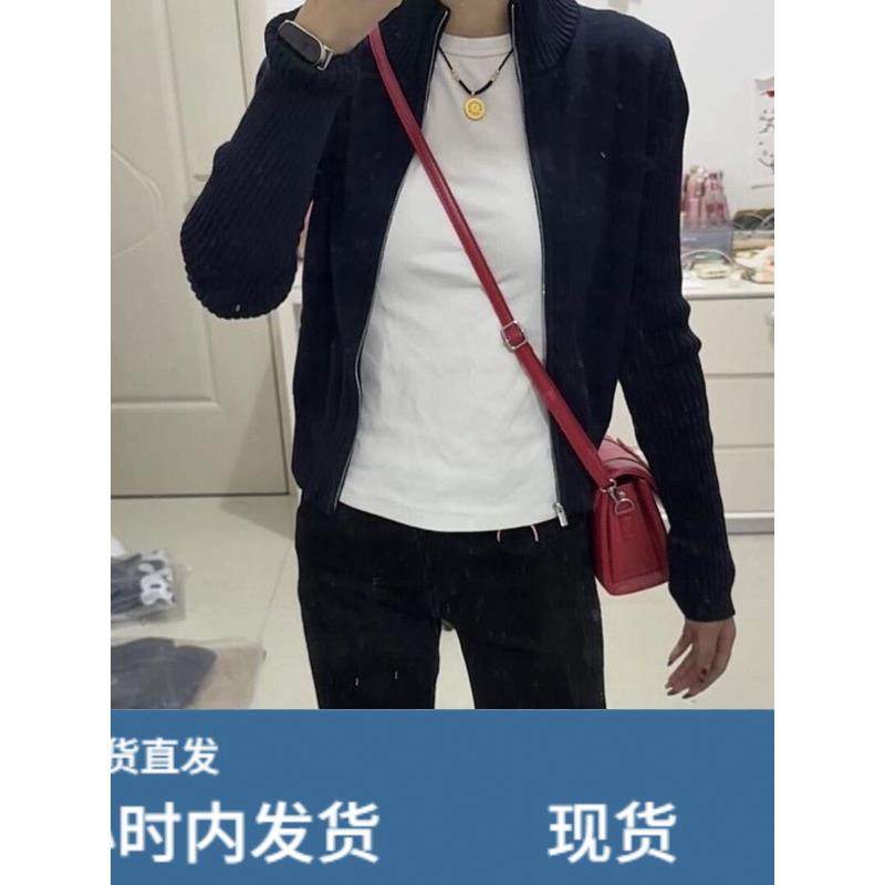 藏蓝色立领拉炼针织开衫女秋冬新品毛衣外套内搭修身打底衫上衣潮,运动/瑜伽/健身/球迷用品,广场舞套装,淘宝优惠券,粉丝福利购,淘宝优惠卷