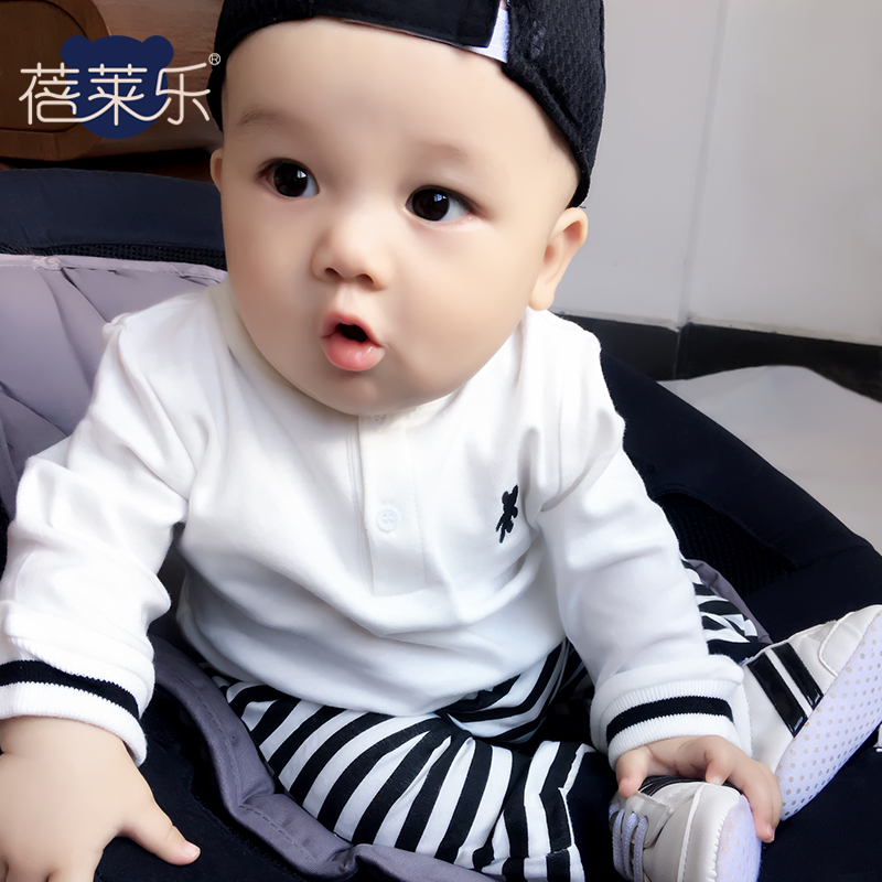 限20000张券男童薄款外套装女宝宝0岁1 2衬衣