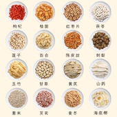自选五谷 茯苓芡实陈皮刺梨莲子枸杞桂圆茅根竹蔗黑豆亚麻籽