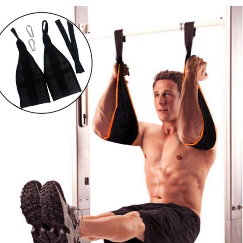 悬臂带腹肌悬挂训练带辅助挂杠收腹卷腹健身器材悬垂举腿单杠吊带