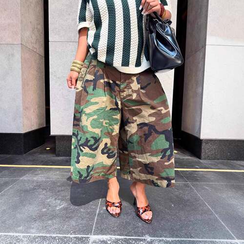 women's wear streetwear trendsetters casual camouflage