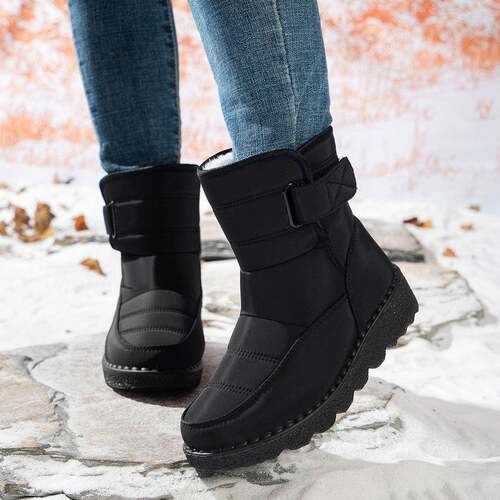 Women's Waterproof Snow Boots - Warm Anti-Slip Padded