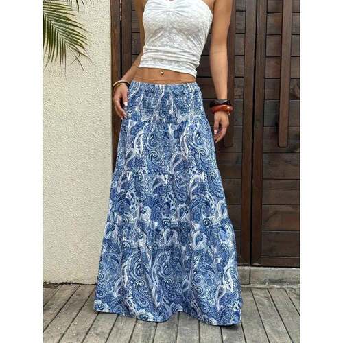 Women's All Over Print Skirt Elegant Fashion Casual Skirt