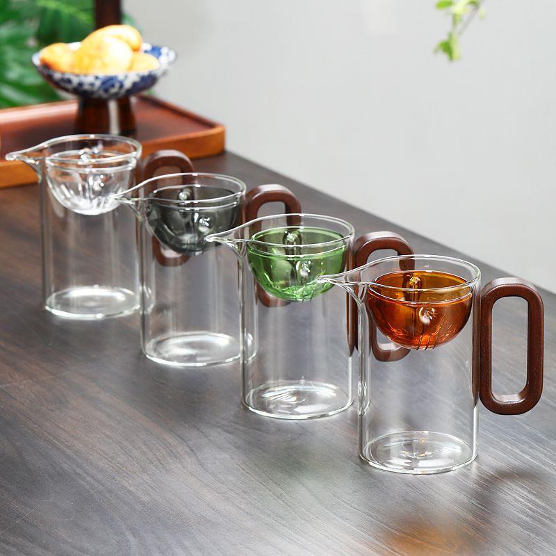 茶海小青柑专用冲泡器2025新款公道杯茶漏一体玻璃泡茶杯