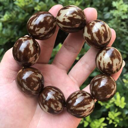 贝叶棕大花根菩提根佛珠手串男款霸气十足菩提子手链饰品档位念珠