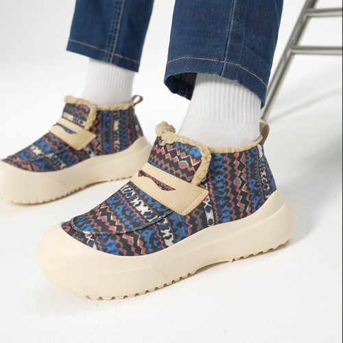 ILR冬季新款超轻毛绒厚底雪地靴