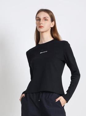 /25年春季新款长袖T恤针织衫黑色减龄CTX5005