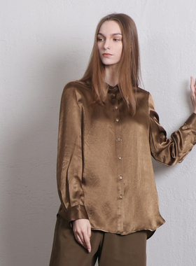 Jane express/简表达24年夏季新款衬衫长袖休闲百搭XCY41001