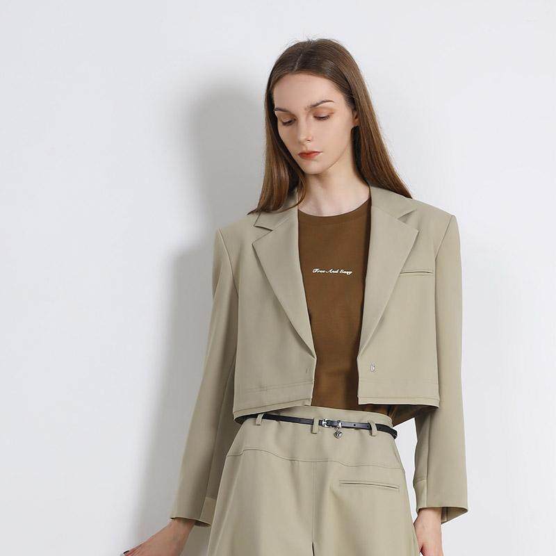 Janeexpress/简表达25年春季新款短款韩版简约小西装外套CXF5004,女装/女士精品,西装,淘宝优惠券,粉丝福利购,淘宝优惠卷