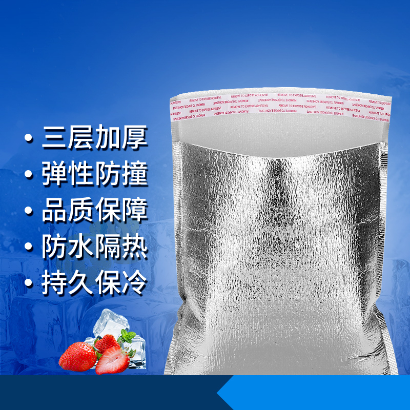 铝箔保温袋一次性加厚食品烧烤海鲜打包外卖披萨冷藏隔热保冷暖袋 餐饮具 保温袋 原图主图