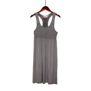 连衣裙时尚 229 糖果色无袖 新款 简约圆领百搭工字型背心短裙 夏季