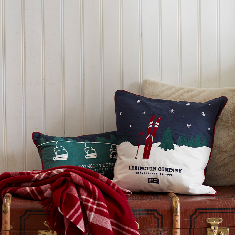 白色靠垫Lexington腰枕