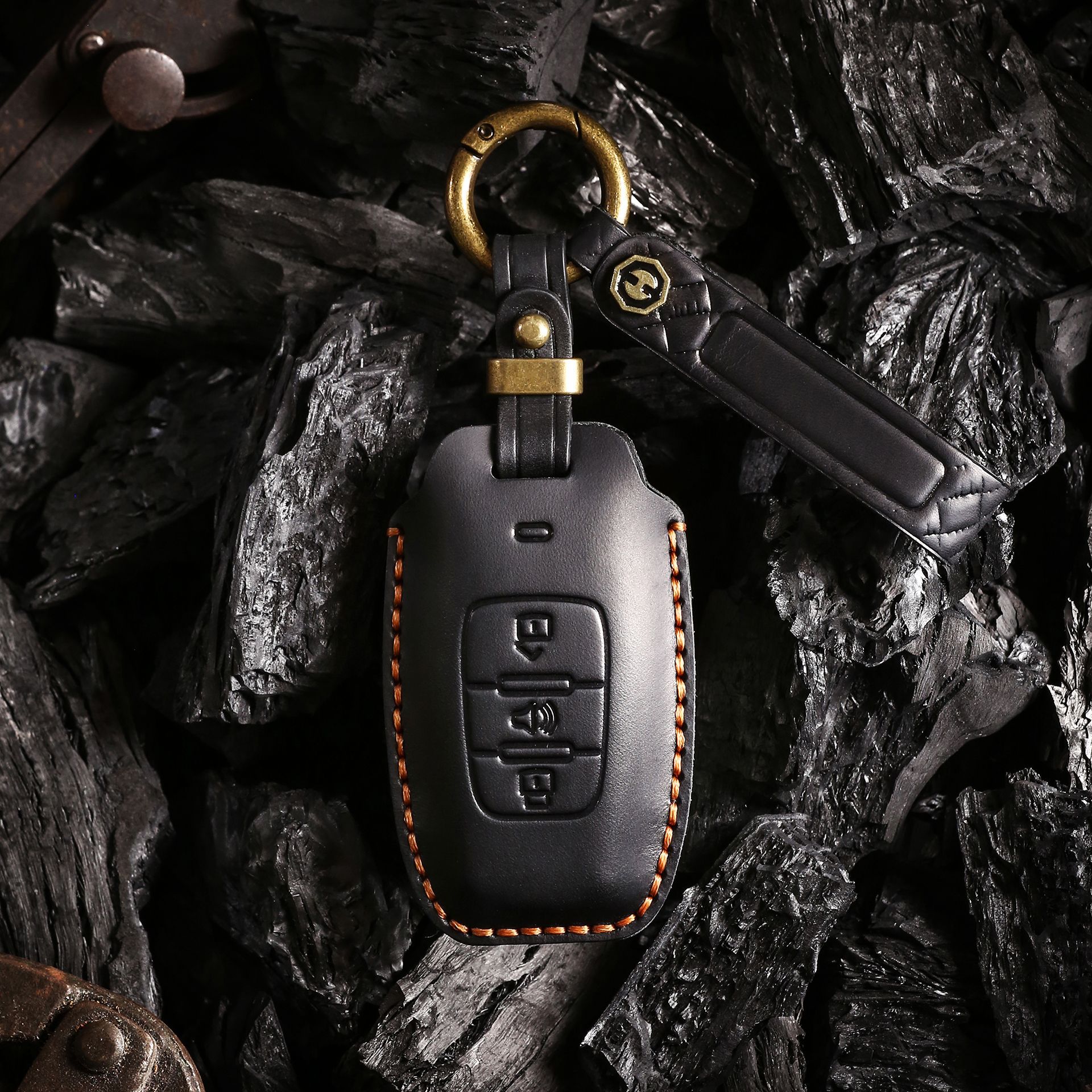 复古钥匙套适用哈弗H6S H9 M6初恋大狗长城炮初恋手工真皮钥匙包