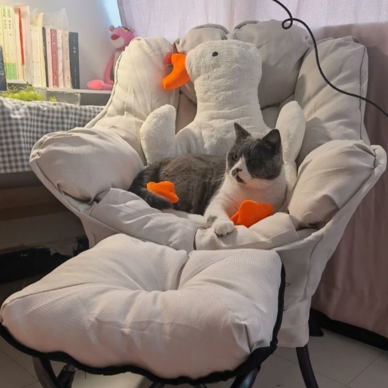 懒人沙发单人沙发椅宿舍懒人椅电脑椅家用卧室阳台躺椅女生化妆椅