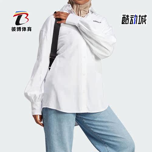 阿迪达斯三叶草女子款式运动衬衫