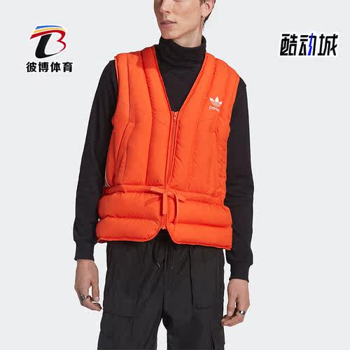 阿迪达斯运动棉马甲·